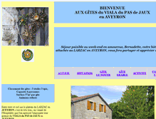 Tablet Screenshot of gite-aveyron-larzac.fr